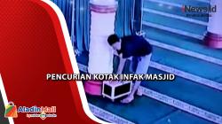 Pencuri Kotak Amal Masjid di Bengkalis Riau Kabur<