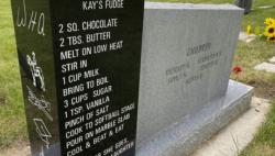 Viral, Perempuan Ini Hobi Masak dari Resep Makanan yang Terukir di Batu Nisan