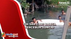 Balita di Bekasi Hilang Tercebur Sungai saat Ditinggal Orang Tua ke Kamar Mandi<