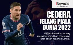 Infografis Lionel Messi Cedera Jelang Piala Dunia 2022
