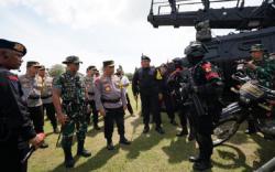 Kapolri dan Panglima TNI Gelar Pasukan Bersama di Bali Demi Kesuksesan KTT G20 