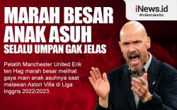 Infografis Erik ten Hag Marah Besar Pemain Man United Kasih Umpan Gak Jelas