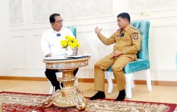 Ngobrol Santai, Wakil Bupati Pelalawan Bahas Geliat Destinasi Pariwisata 