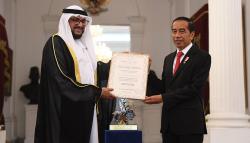 Presiden Jokowi Terima Penghargaan Anugerah Perdamaian Internasional