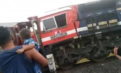 2 Kereta Api Tabrakan di Lampung Tengah, Tidak Ada Korban Jiwa