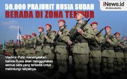 Infografis 50.000 Prajurit Rusia Hasil Mobilisasi Parsial Sudah Berada di Zona Tempur