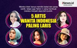 Infografis 5 Artis Wanita Indonesia Paling Laris, Ada yang Berasal dari Kampung Kini Tajir Melintir