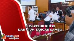 Tiba di Ruang Sidang, ART Susi Peluk Putri dan Cium Tangan Sambo