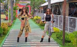 Cantiknya Gadis Thailand dan Selebgram Fashion Show Kain Ecoprint di Lapas Semarang