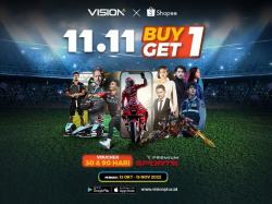 Jangan Lewatkan 11.11 Big Sale di Shopee, Vision+ Bagi-Bagi Voucher Buy 1 Get 1