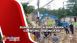 Normalisasi Ciliwung, Rumah Warga di Tiga RT Rawajati Dibongkar