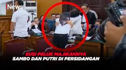 Susi Peluk Majikannya, Sambo dan Putri di Persidangan