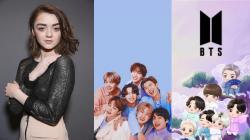 Maisie Williams, Artis Cantik Hollywood yang Mengidolakan BTS