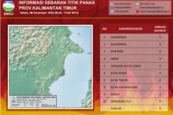 9 Titik Panas Terdeteksi di Kaltim, Tersebar di 3 Kabupaten