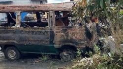 Oplet di Pontianak Hangus Terbakar, CCTV Rekam Terduga Pelaku