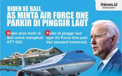 Infografis Biden ke Bali, AS Minta Air Force One Parkir di Pinggir Laut