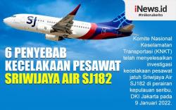 Infografis 6 Penyebab Kecelakaan Sriwijaya Air SJ182