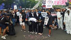 Aksi 40 Hari Tragedi Kanjuruhan, Aliansi Malang Menghitam Gaungkan 3 Tuntutan