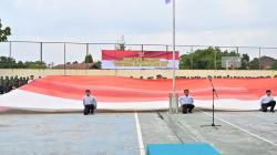 Ratusan Santri Ponpes Al Mukmin Ngruki Sukoharjo Ikrar Cinta Tanah Air saat Hari Pahlawan