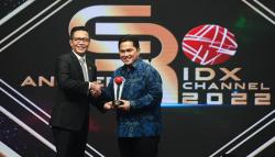 Erick Thohir Raih Penghargaan Anugerah CSR IDX Channel 2022  