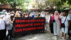 SDN 1 Pondok Cina akan Dibangun Masjid Raya Depok, Orang Tua Murid Protes
