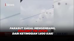 Parasut Gagal Mengembang, Prajurit TNI Jatuh dari Ketinggian 1.600 Kaki 