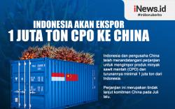 Infografis Indonesia Akan Ekspor 1 Juta Ton CPO ke China