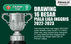 Infografis Hasil Drawing 16 Besar Piala Liga Inggris 2022/2023