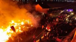 Kebakaran di Pasar Inpres Jayapura Berhasil Dipadamkan, Petugas Pasang Garis Polisi di Lokasi