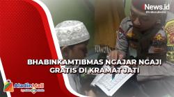 Kisah Bhabinkamtibmas Mengajar Puluhan Anak Ngaji Gratis di Kramat Jati