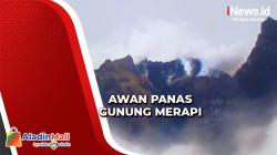 Gunung Merapi Semburkan Awan Panas Dua Kali
