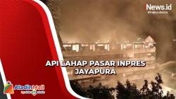 Api Lahap Pasar Inpres Jayapura, 15 Unit Damkar Dikerahkan