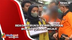 Warga Serang Pelaku saat Rekonstruksi Pembunuhan Bocah Pulang Ngaji di Cimahi