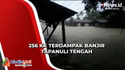 Banjir Setinggi 1 Meter Rendam Ratusan Rumah di Tapanuli Tengah