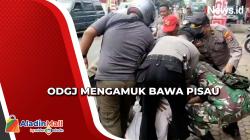 ODGJ Mengamuk Bawa Pisau Bikin Warga Situbondo Panik