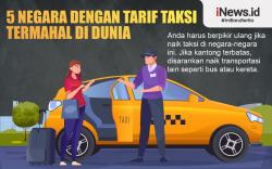 Infografis 5 Negara dengan Tarif Taksi Termahal di Dunia