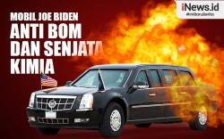 Infografis Kekuatan Mobil Presiden AS Joe Biden 