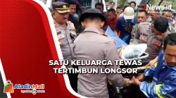 Tragis, Satu Keluarga di Pesisir Barat Tewas Tertimbun Material Longsor
