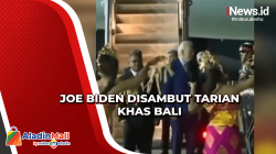 Tiba di Bandara I Gusti Ngurah Rai, Joe Biden Langsung Disambut Tarian Khas Bali