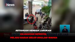 Ketahuan Hendak Lakukan Kejahatan Hipnotis, Pelaku Babak Belur Dihajar Warga