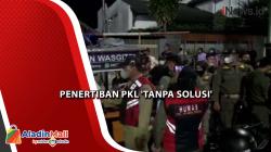  Pedagang Mengamuk dan Maki Petugas saat Razia PKL di Kota Tegal