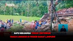 Satu Keluarga Tewas Tertimbun Tanah Longsor di Pesisir Barat Lampung