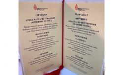 Intip Menu Makan Malam Delegasi G20 di GWK, Sandiaga Uno: Sajian Bhinneka Tunggal Ika