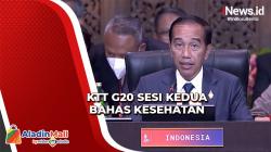 KTT G20 Sesi Kedua Dimulai, Presiden Jokowi dan Pemimpin Dunia Bahas Soal Kesehatan
