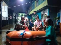 Gerak Cepat Bantu Korban Banjir,  Kodim 0510/Tigaraksa Mendapat Apresiasi dari Berbagai Pihak