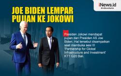 Infografis Joe Biden Lempar Pujian ke Jokowi