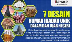 Infografis 7 Desain Rumah Ibadah Unik Dalam dan Luar Negeri