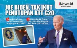 Infografis Joe Biden Tinggalkan Bali, Tak Ikut Penutupan KTT G20