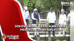 Ikuti Ajakan Jokowi, Presiden Biden Cs Kompak Nyangkul Tanam Mangrove di Bali