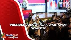 Presiden Jokowi Ajak Wartawan Swafoto usai Resmi Tutup KTT G20
